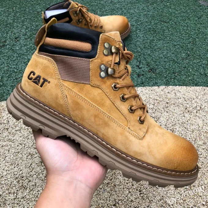 CAT Intake Series Brown Mid Top Outdoor Boots