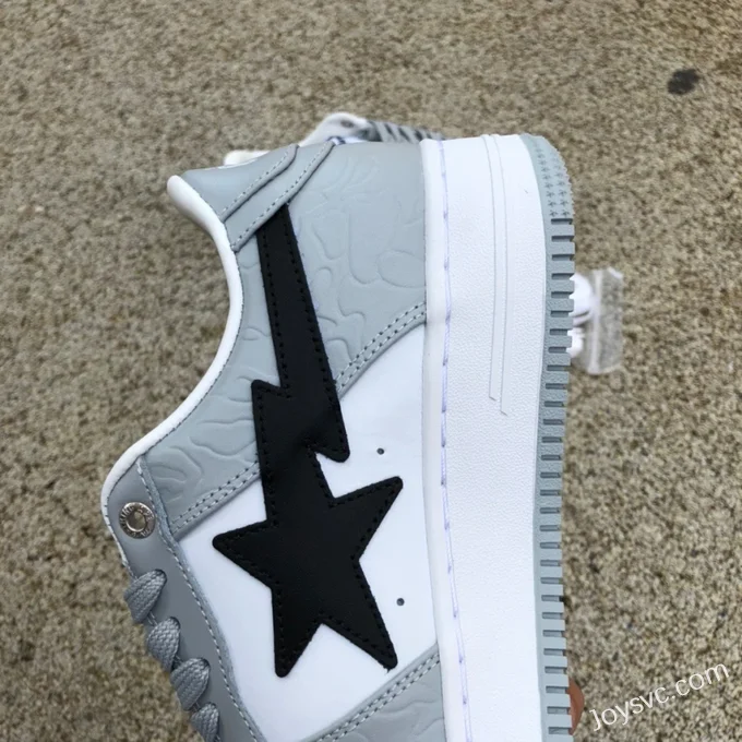 BAPE STA SK8 Low-Top Shoes in Grey