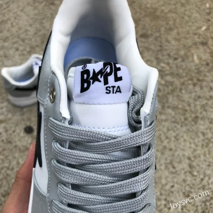 BAPE STA SK8 Low-Top Shoes in Grey