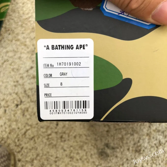 BAPE STA SK8 Low-Top Shoes in Grey