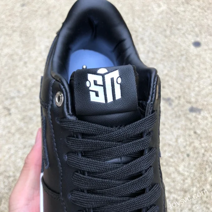 BAPE STA SK8 Low-Top Shoes in Black and White