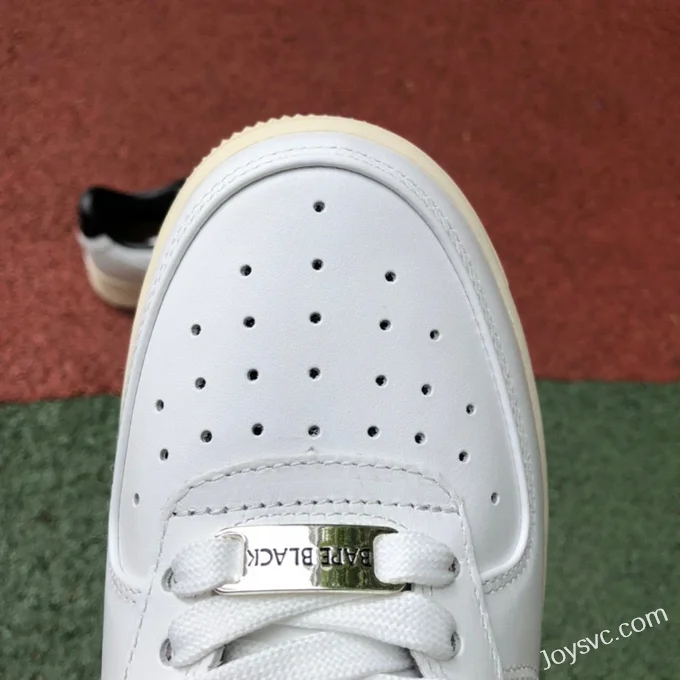 BAPE STA SK8 Low-Top Shoes in Beige Yellow and Black