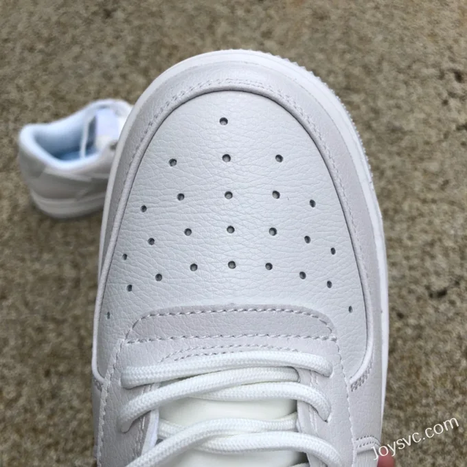 BAPE STA SK8 Low-Top Shoes in White and Silver