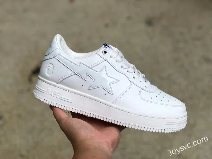 BAPE STA SK8 Low-Top Shoes in White