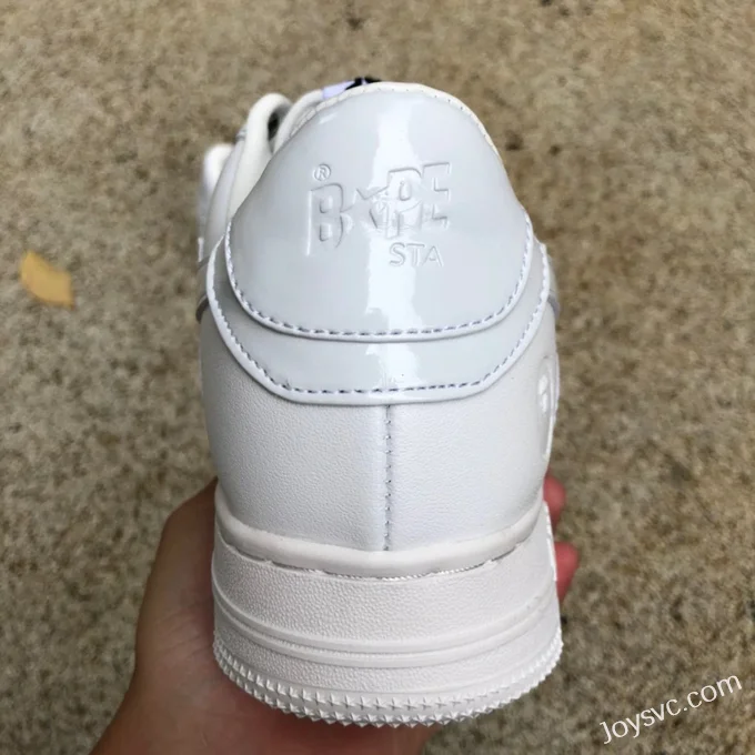 BAPE STA SK8 Low-Top Shoes in White