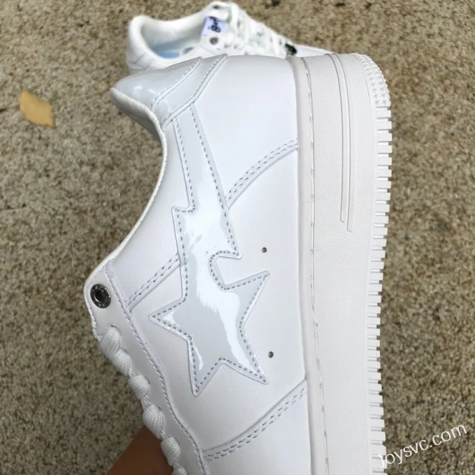 BAPE STA SK8 Low-Top Shoes in White