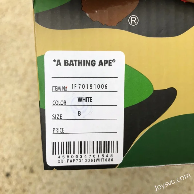 BAPE STA SK8 Low-Top Shoes in White