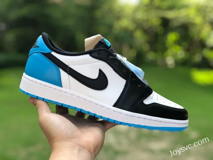 Air Jordan 1 Low CZ0790-104 Black White Blue UNC Retro