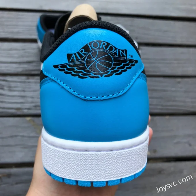 Air Jordan 1 Low CZ0790-104 Black White Blue UNC Retro