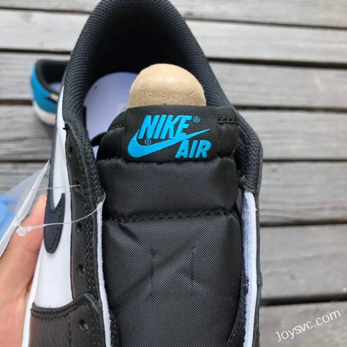 Air Jordan 1 Low CZ0790-104 Black White Blue UNC Retro