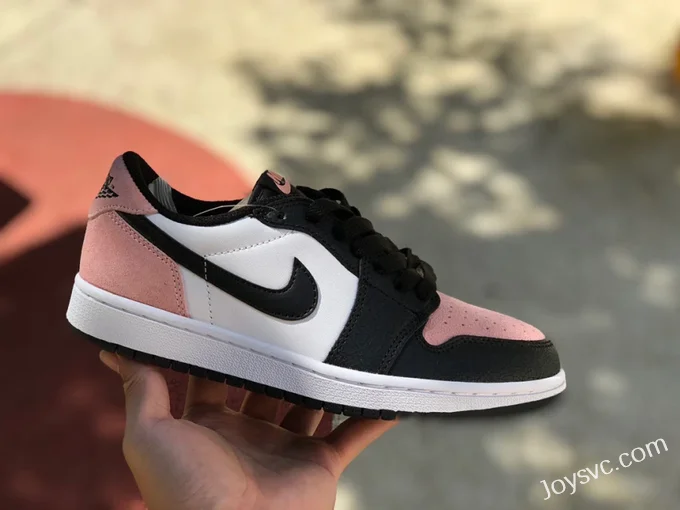 Air Jordan 1 Low CZ0790-061 Black Pink Bleached Coral Retro