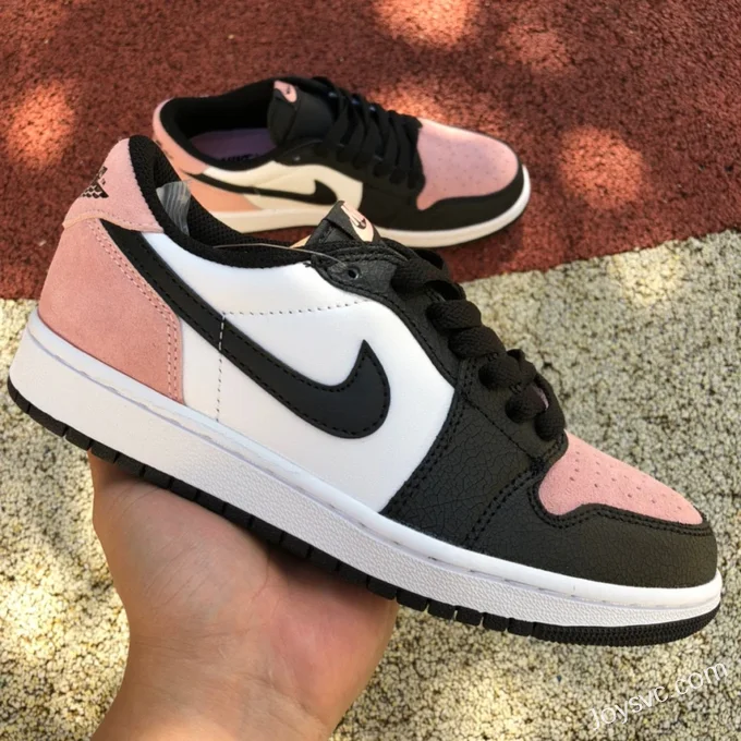 Air Jordan 1 Low CZ0790-061 Black Pink Bleached Coral Retro