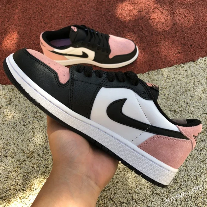 Air Jordan 1 Low CZ0790-061 Black Pink Bleached Coral Retro