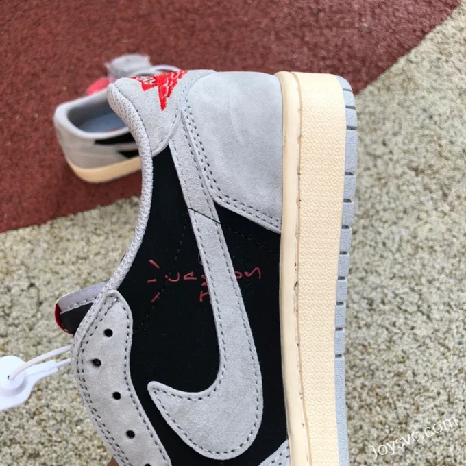 Travis Scott x Air Jordan 1 Low DM7866-010 Grey Black Reverse Swoosh