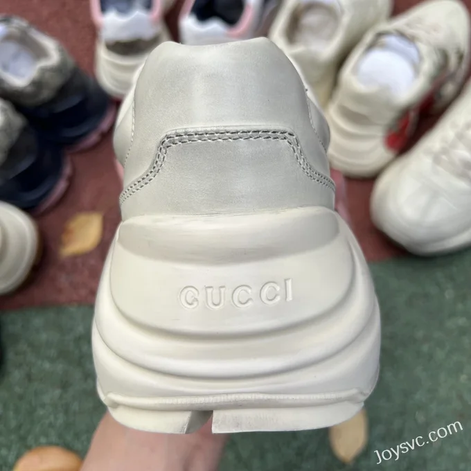 Gucci Rhyton Strawberry Double G Dad Shoes