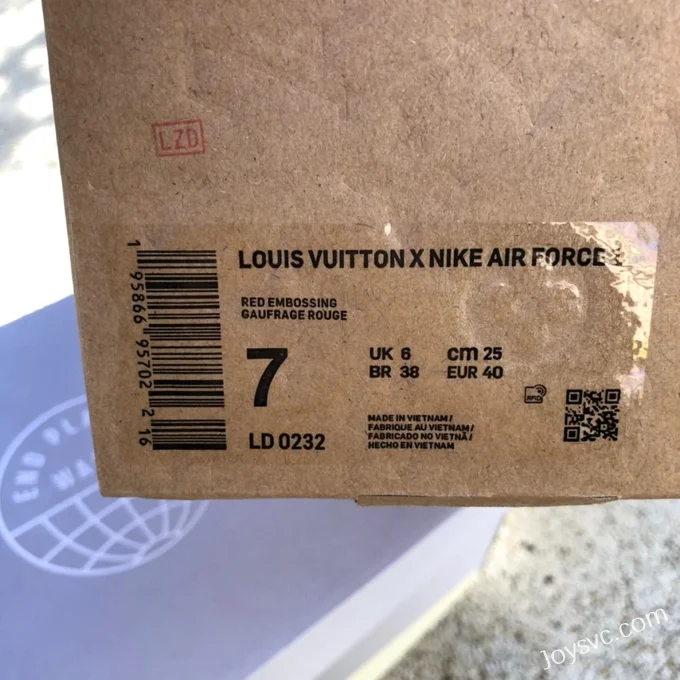 Louis Vuitton x Nike Air Force 1 x Off-White MS02