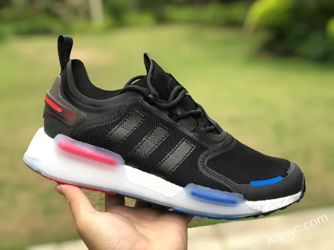 Adidas Originals NMD V3 Black Red Blue Running Shoes GX3379