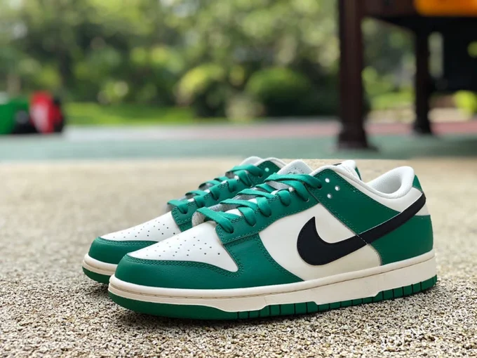 Nike Dunk Low Lottery White Green Black DR9654-100