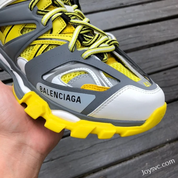 Balenciaga Track 3 White Orange Sneakers