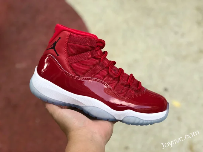 Air Jordan 11 White Red High 378037-623