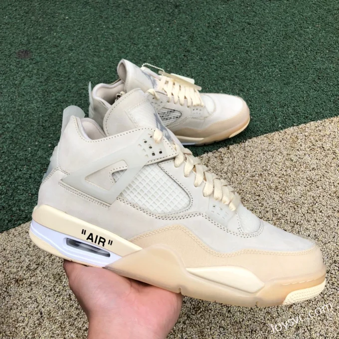 OFF-WHITE x Air Jordan 4 CV9388-100 White