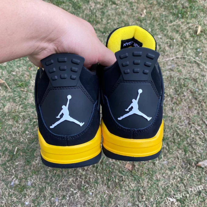 Air Jordan 4 Thunder Mid DH6927-017 Black Yellow