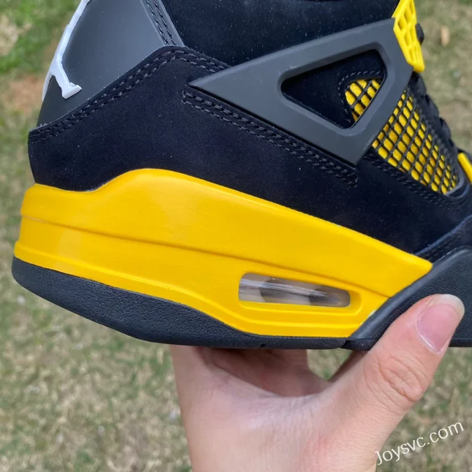 Air Jordan 4 Thunder Mid DH6927-017 Black Yellow