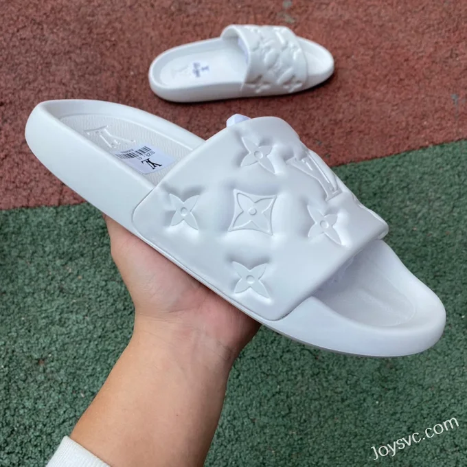 Louis Vuitton WATERFRONT White Slides