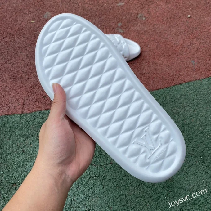 Louis Vuitton WATERFRONT White Slides