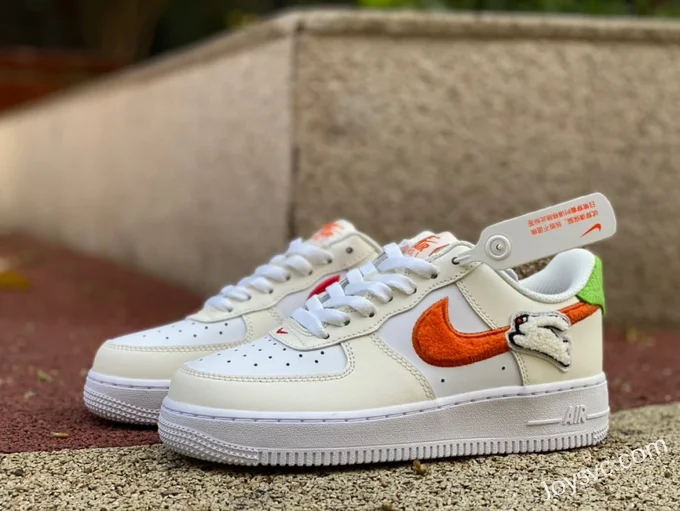 Nike Air Force 1 Low Year of the Rabbit Beige Orange FD9912-181