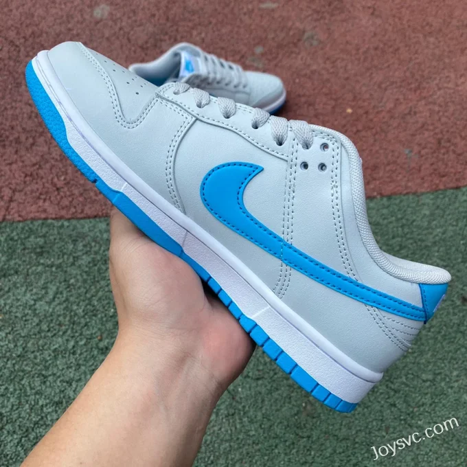 Nike Dunk Low Retro Blue Grey Cushioned Low-Top Sneakers DV0831-001