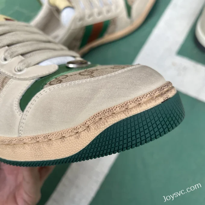 GUCCI Distressed Green Tail Sneakers in Sizes 35-45