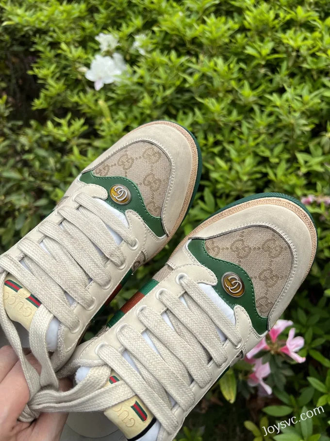 GUCCI Distressed Green Tail Sneakers in Sizes 35-45