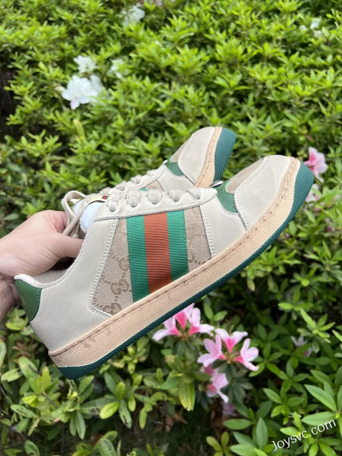 GUCCI Distressed Green Tail Sneakers in Sizes 35-45