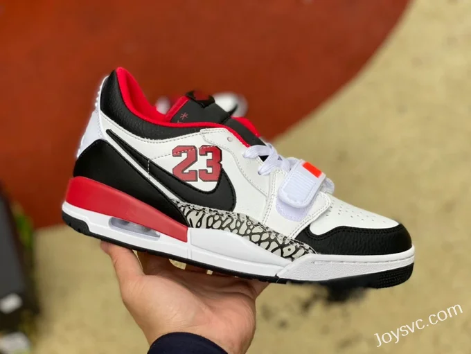 Air Jordan Legacy 312 Low FJ7221-101 White Black Red