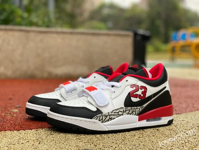 Air Jordan Legacy 312 Low FJ7221-101 White Black Red