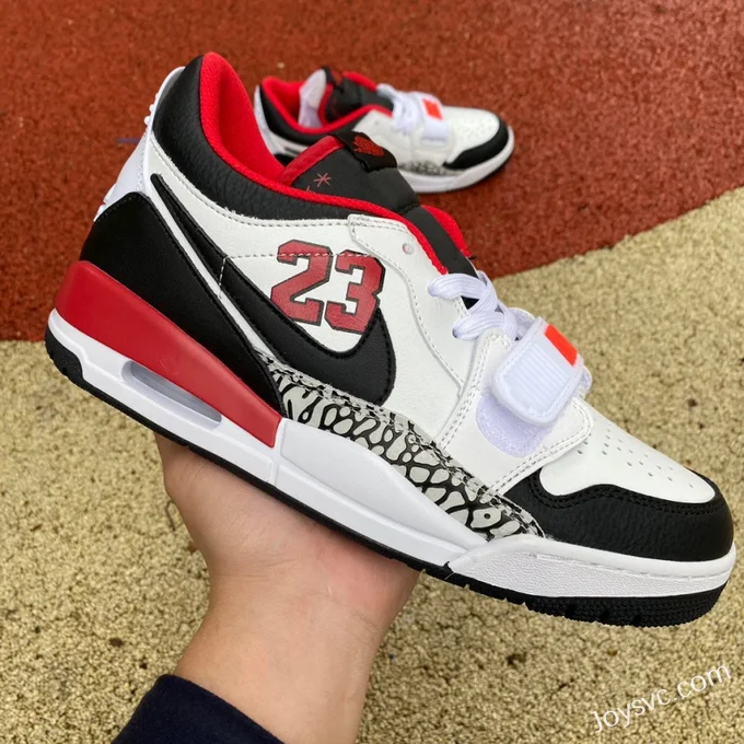 Air Jordan Legacy 312 Low FJ7221-101 White Black Red