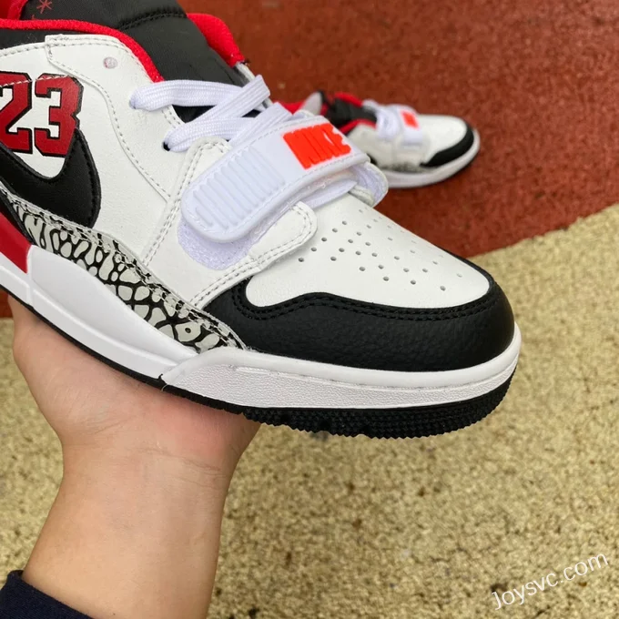 Air Jordan Legacy 312 Low FJ7221-101 White Black Red