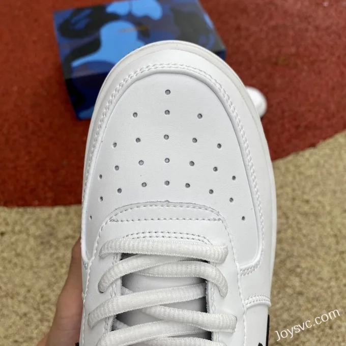 BAPE STA SK8 Low-Top Shoes in White and Black