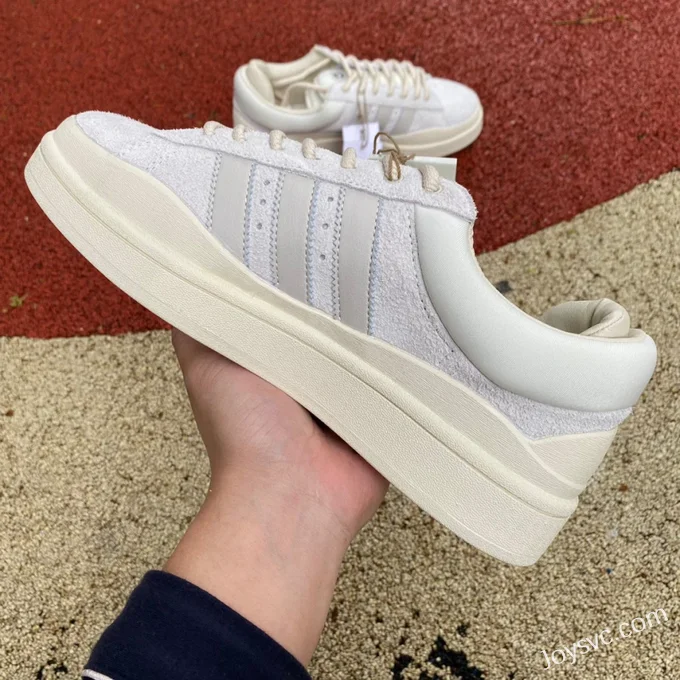 Bad Bunny x Adidas Campus White Retro Sneakers FZ5823