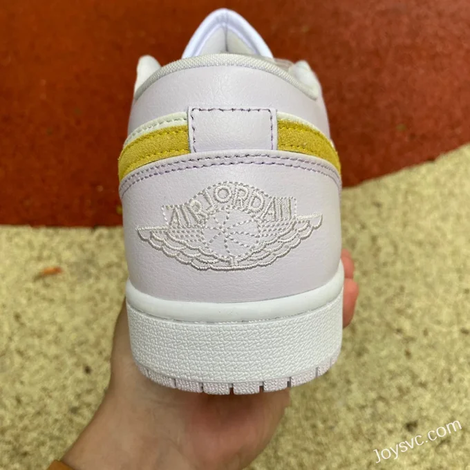 Air Jordan 1 Low DC0774-501 White Purple Gold Hook Retro