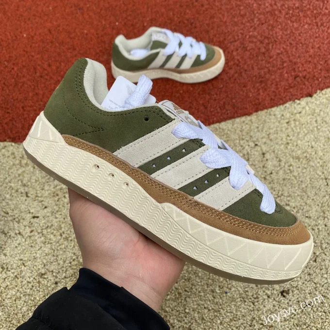 Adidas Human Made Green Brown Retro Sneakers HP9914