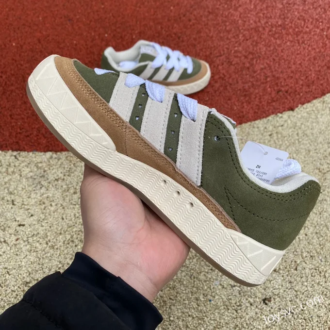 Adidas Human Made Green Brown Retro Sneakers HP9914