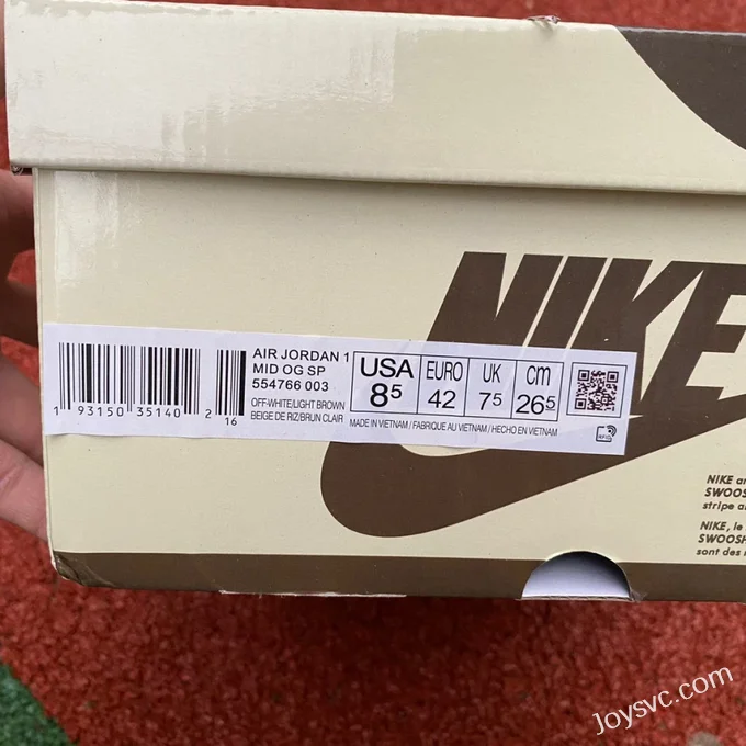 Air Jordan 1 Mid Mocha 554766-003