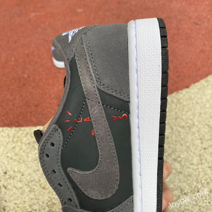 Travis Scott x Air Jordan 1 Low CQ4277-003 Carbon Grey Reverse Swoosh