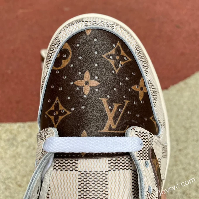 Travis Scott x Louis Vuitton x Air Jordan 1 Low White Brown Retro