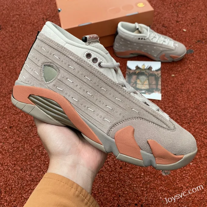 CLOT x Air Jordan 14 Terracotta DC9857-200