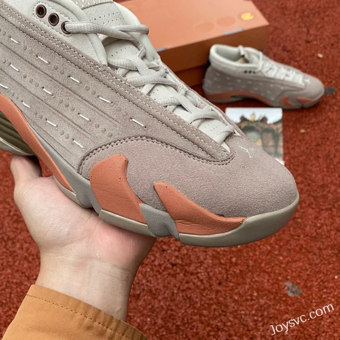 CLOT x Air Jordan 14 Terracotta DC9857-200