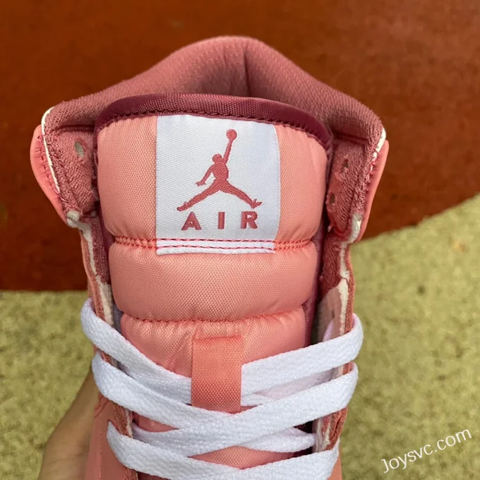 Air Jordan 1 Mid GS Pink White DQ8423-616