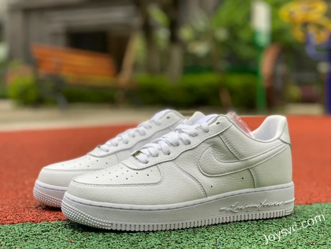 NOCTA x Nike Air Force 1 Collaboration Low-Top AF1 White Pure Original Version CZ8065-100